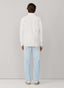 FAÇONNABLE REGULAR FIT BRANDED PATCHES LINEN SHIRT
