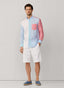 FAÇONNABLE REGULAR FIT COLOUR BLOCK LINEN SHIRT