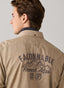 FAÇONNABLE REGULAR FIT ALPS EMBROIDERY FLANNEL SHIRT
