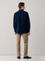 FAÇONNABLE REGULAR FIT VERTICAL BANDS BABYCORD SHIRT
