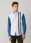 FAÇONNABLE REGULAR FIT CONTRAST CHAMBRAY SLEEVES SHIRT