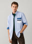 FAÇONNABLE REGULAR FIT ARCHIVE STRIPED OXFORD SHIRT