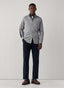 FAÇONNABLE REGULAR FIT BRANDED SLEEVE FLANNEL SHIRT