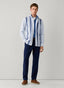 FAÇONNABLE REGULAR FIT CHAMBRAY STRIPES SHIRT