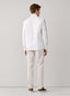 FAÇONNABLE REGULAR FIT CHAMBRAY STRIPED SLEEVES SHIRT