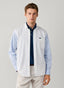 FAÇONNABLE REGULAR FIT CONTRAST PINPOINT SLEEVES SHIRT