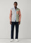 FAÇONNABLE REGULAR FIT COLOUR BLOCK FLANNEL SHIRT