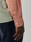 FAÇONNABLE REGULAR FIT COLOUR BLOCK FLANNEL SHIRT