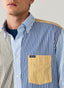FAÇONNABLE REGULAR FIT MIX BENGAL STRIPE POPLIN SHIRT