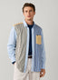 FAÇONNABLE REGULAR FIT MIX BENGAL STRIPE POPLIN SHIRT