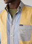 FAÇONNABLE REGULAR FIT VERTICAL BANDS FLANNEL SHIRT