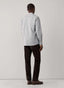 FAÇONNABLE REGULAR FIT VERTICAL BANDS FLANNEL SHIRT