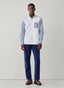 FAÇONNABLE REGULAR FIT TRI STRIPE POPLIN SHIRT