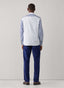 FAÇONNABLE REGULAR FIT TRI STRIPE POPLIN SHIRT