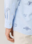 FAÇONNABLE REGULAR FIT OXFORD MULTI PRINT SHIRT