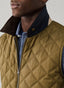 FAÇONNABLE QUILTED CHECK LINING GILET