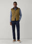 FAÇONNABLE QUILTED CHECK LINING GILET