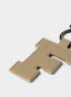 FAÇONNABLE BRANDED F-SHAPED KEY RING