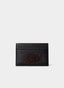 FAÇONNABLE BI-TEXTURE LEATHER CARDHOLDER