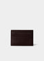 FAÇONNABLE BI-TEXTURE LEATHER CARDHOLDER