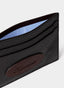 FAÇONNABLE BI-TEXTURE LEATHER CARDHOLDER