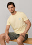 FAÇONNABLE REGULAR FIT CÔTE D’AZUR BACK PRINT T-SHIRT