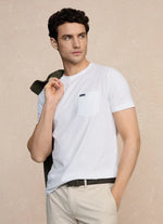 FAÇONNABLE REGULAR FIT FRONT POCKET T-SHIRT