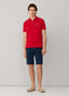 FAÇONNABLE REGULAR FIT SHORT SLEEVE LOGO PIMA POLO
