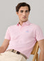 FAÇONNABLE REGULAR FIT SHORT SLEEVE LOGO PIMA POLO