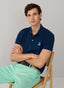 FAÇONNABLE REGULAR FIT SHORT SLEEVE LOGO PIMA POLO