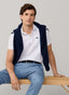 FAÇONNABLE REGULAR FIT SHORT SLEEVE POCKET PIMA POLO