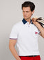 REGULAR FIT COLOUR BLOCK POLO