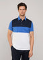 REGULAR FIT COLOUR BLOCK POLO