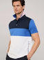 REGULAR FIT COLOUR BLOCK POLO