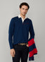 REGULAR FIT LONG SLEEVE RUGBY POLO