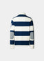 REGULAR FIT LONG SLEEVE STRIPED RUGBY POLO