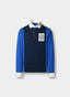 REGULAR FIT LONG SLEEVE CREST RUGBY POLO
