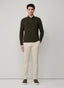 REGULAR FIT LONG SLEEVE STRETCH JERSEY POLO