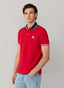 FAÇONNABLE REGULAR FIT SHORT SLEEVE BRANDED BADGE POLO