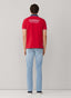 FAÇONNABLE REGULAR FIT SHORT SLEEVE BRANDED BADGE POLO