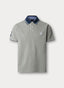 FAÇONNABLE REGULAR FIT SHORT SLEEVE BRANDED BADGE POLO