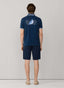 FAÇONNABLE REGULAR FIT SHORT SLEEVE BRANDED BACK POLO