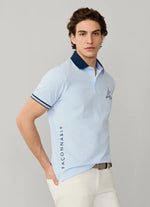 FAÇONNABLE REGULAR FIT SHORT SLEEVE YATCH CLUB POLO
