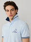 FAÇONNABLE REGULAR FIT SHORT SLEEVE YATCH CLUB POLO