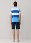 FAÇONNABLE REGULAR FIT SHORT SLEEVE YATCH PATCH POLO