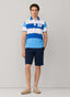 FAÇONNABLE REGULAR FIT SHORT SLEEVE YATCH PATCH POLO