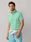 FAÇONNABLE REGULAR FIT SHORT SLEEVE BEACH PRINT POLO