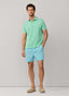 FAÇONNABLE REGULAR FIT SHORT SLEEVE BEACH PRINT POLO