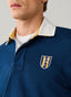 FAÇONNABLE REGULAR FIT LONG SLEEVE MOUNTAIN RUGBY POLO