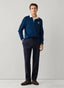 FAÇONNABLE REGULAR FIT LONG SLEEVE MOUNTAIN RUGBY POLO